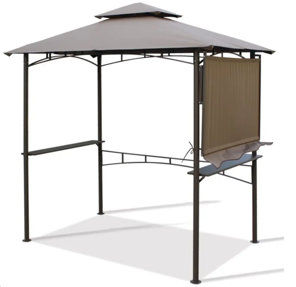 Grill Gazebo with Awning-1