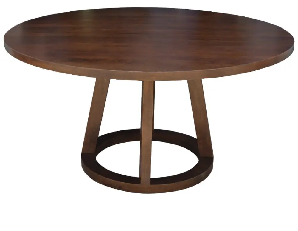 Mendocino Mango Wood Modern 72 Inch Round Dining Table-1