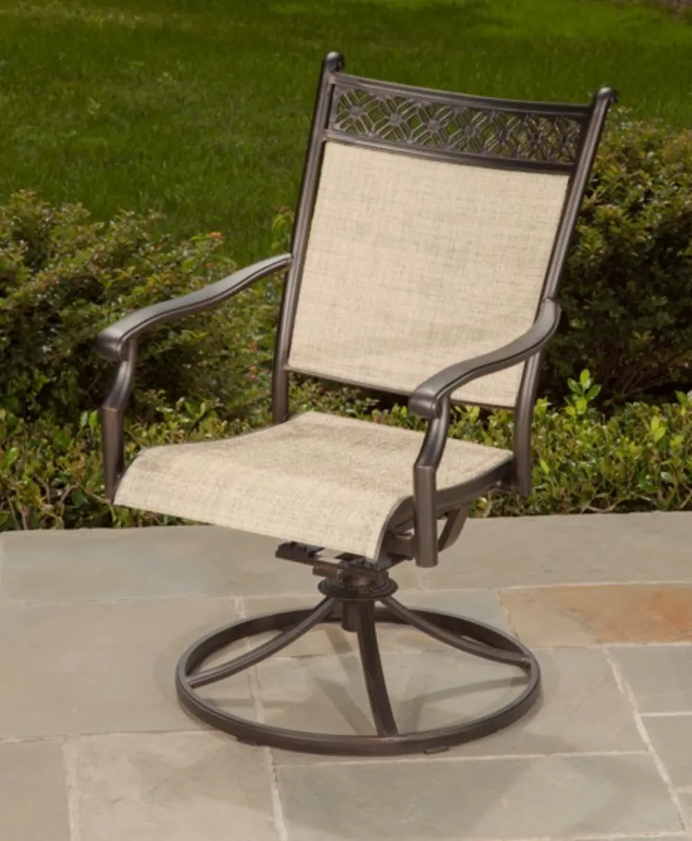 ADS05001P02/SWIVLRKR Outdoor Sling Swivel Rocker Patio Chair - Manhattan-1