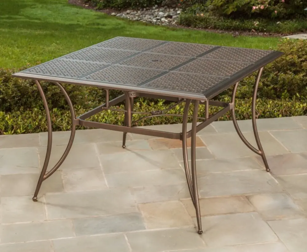 AMC03514P01/TABLE  Square Bar Height Patio Outdoor Dining Table - Manhattan-1