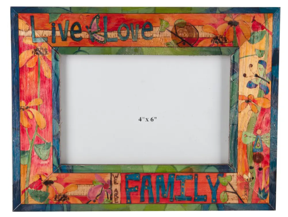Live Love We Are Family Picture Frame-1