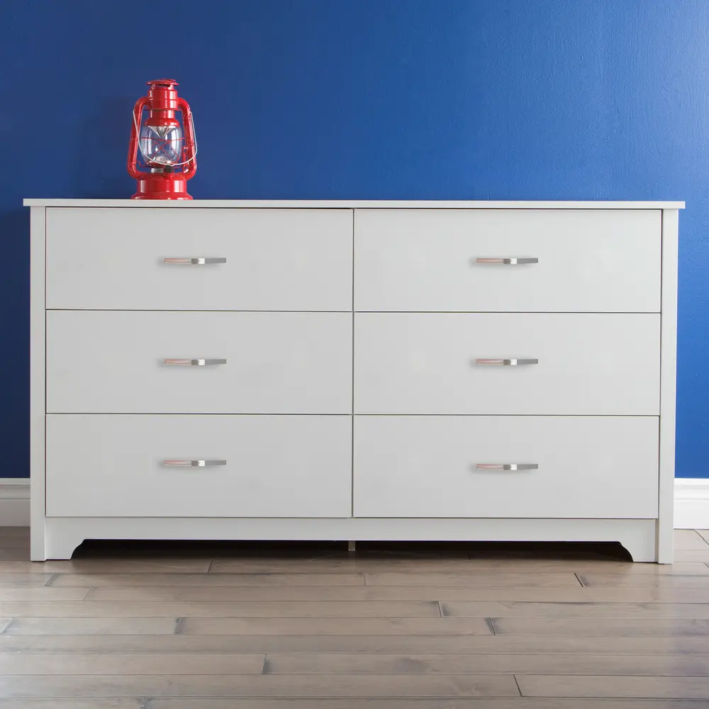 9007010 Fusion White Dresser - South Shore-1