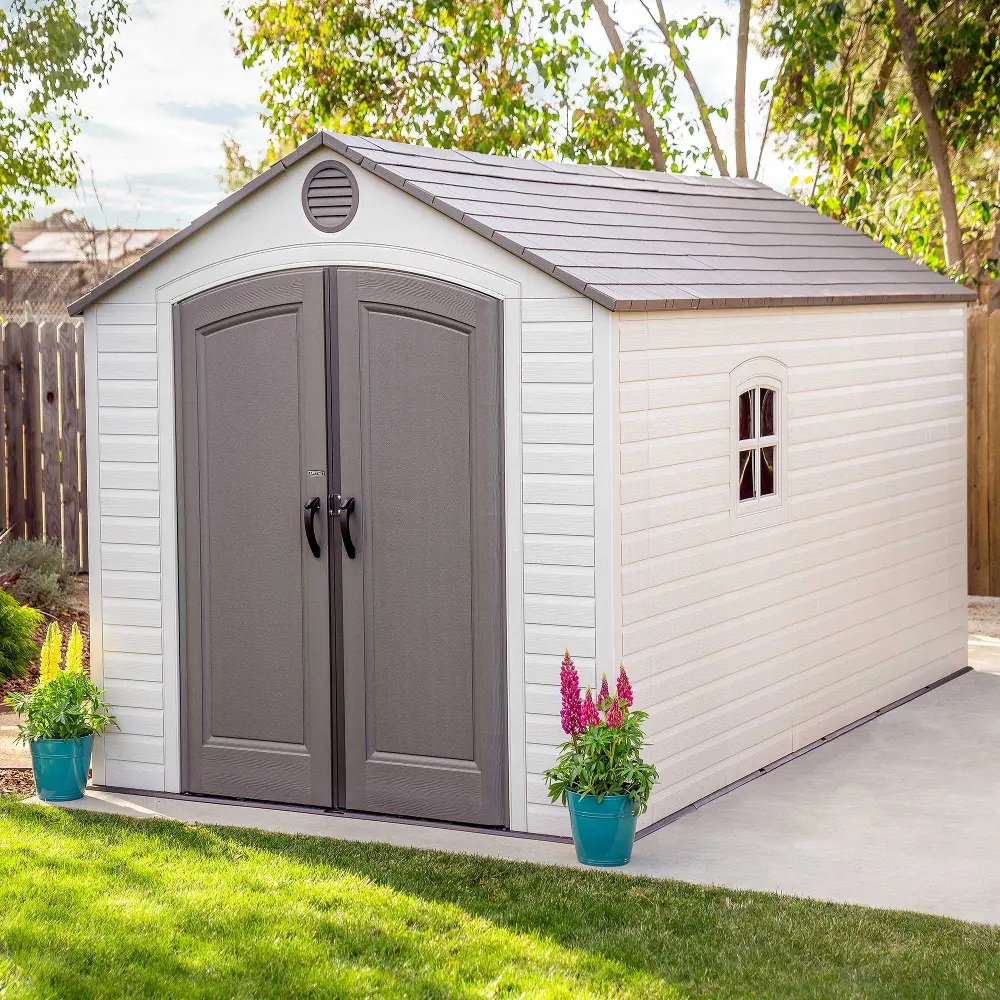 60075 Lifetime 8 ft. x 15 ft. Outdoor Storage Shed-1