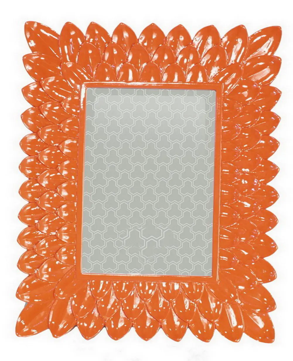 10 Inch Resin Orange Picture Frame-1