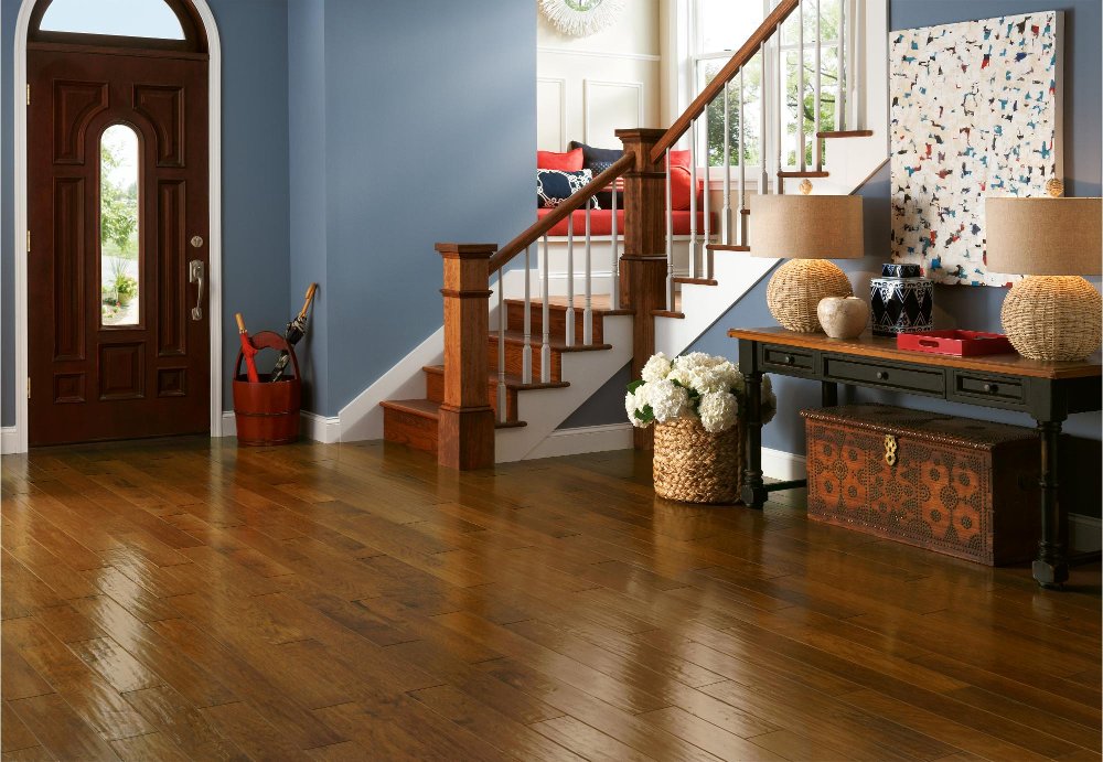 Hardwood Floors And Wooden Flooring Rc Willey Furniture Mohawk Santa Barbara Maple Hickory And Oak Armstrong American Se