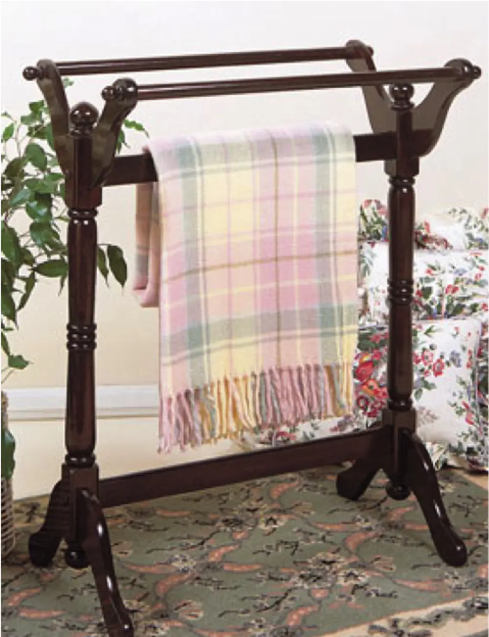 Traditional Heirloom Cherry Blanket Rack-1