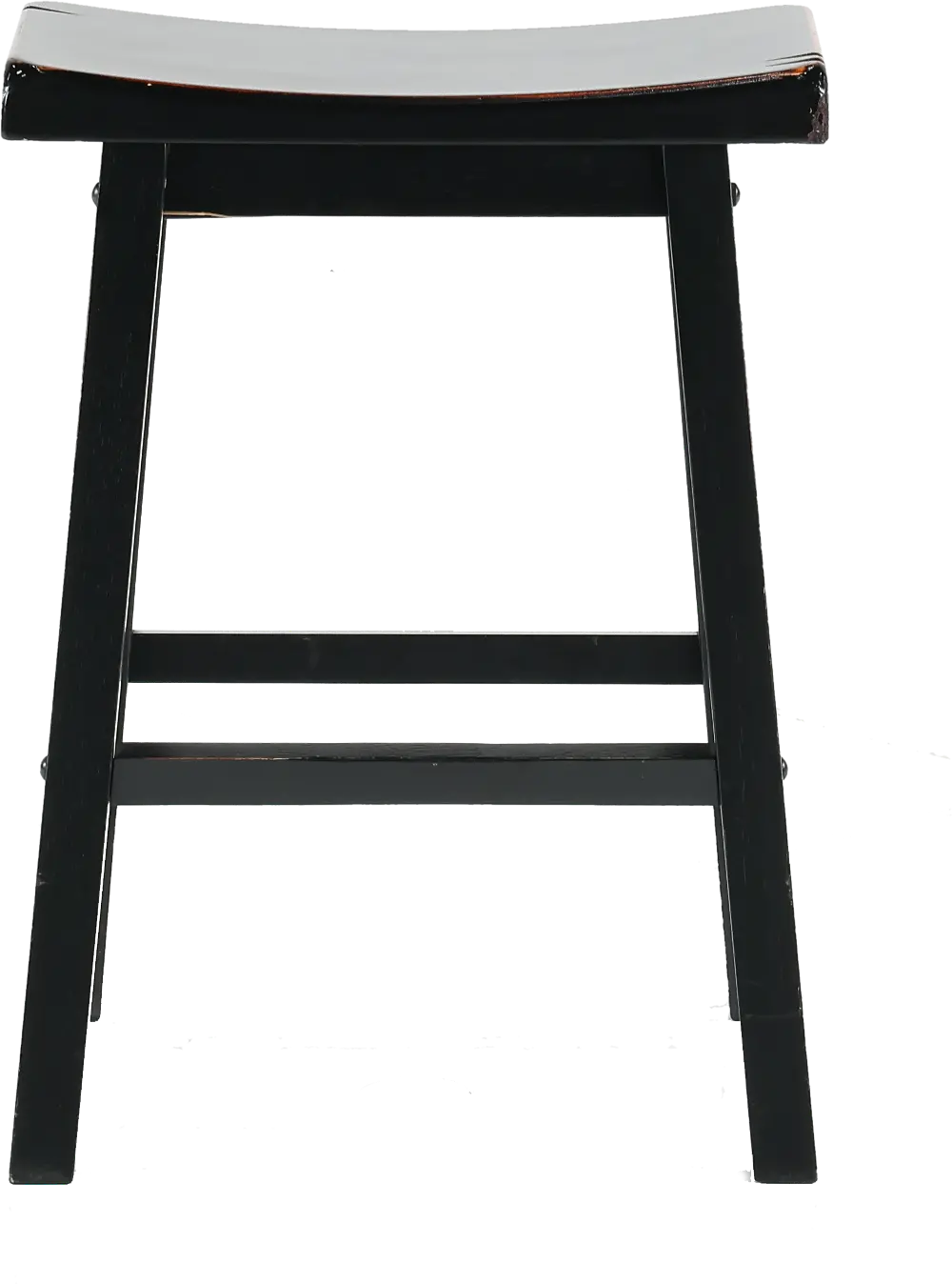 Saddle Black Counter Height Stool-1